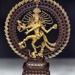 Brass Nataraja Statue | 25" x 21" x 5" | 15 kg | Dual Tone Finish | Dancing Shiva Cosmic Dance | Sacred Hindu Art | Jaipurio